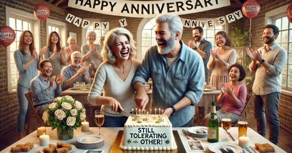 Funny Marriage Anniversary Wishes to Mom and Dad