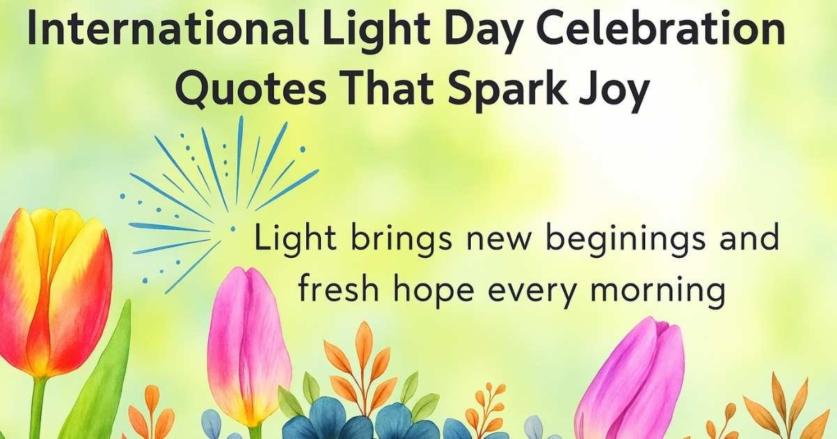 110+ International Light Day Quotes That Spark Joy