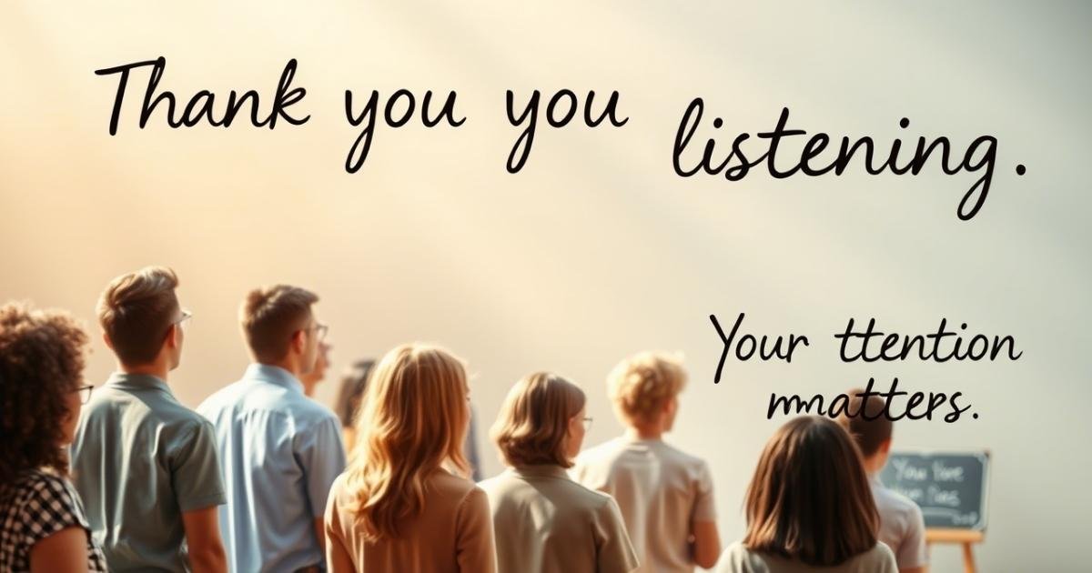 60 Best Thank You For Listening Quotes