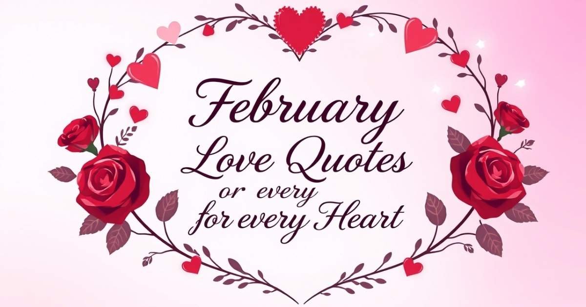Best 60+ February Love Quotes for Every Heart
