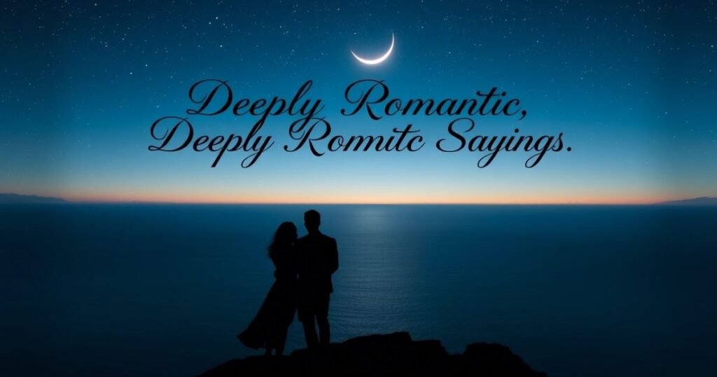 Deeply Romantic Sayings