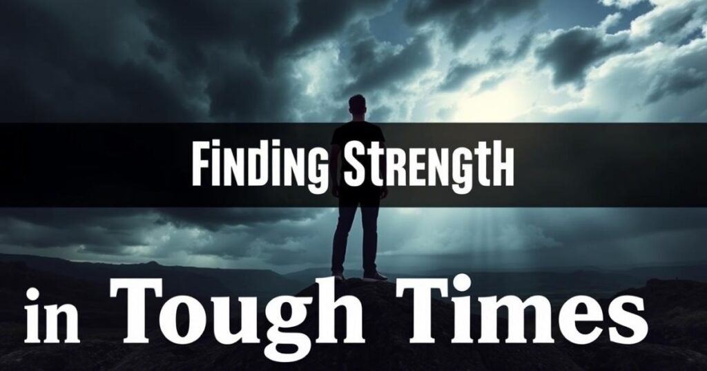 Finding Strength in Tough Times