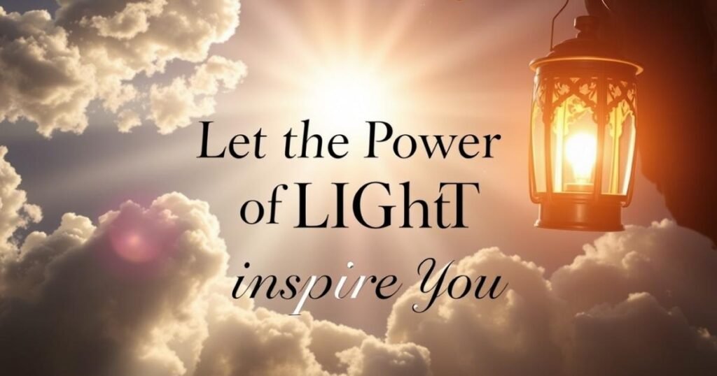 Let the Power of Light Inspire You