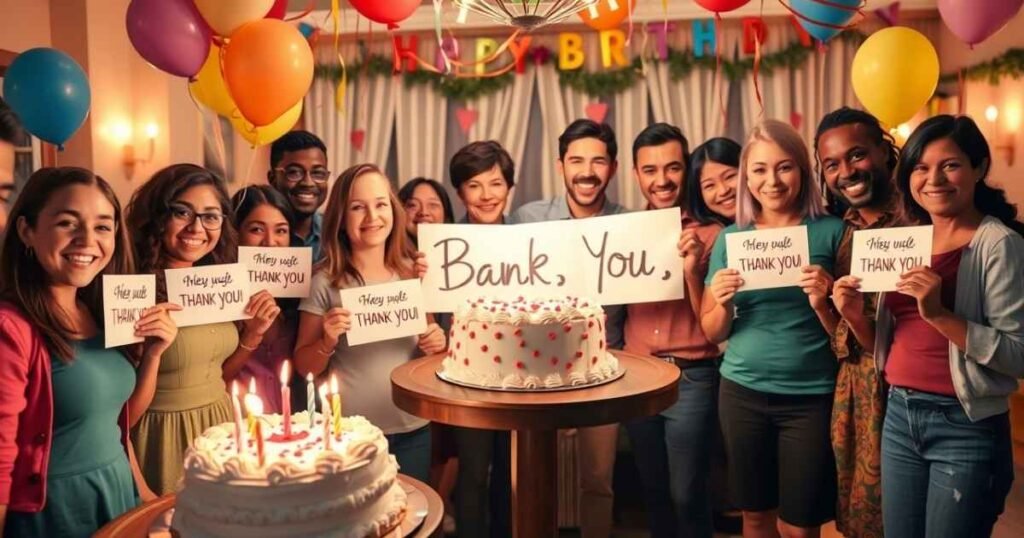 Thank You Messages for Surprise Birthday Party