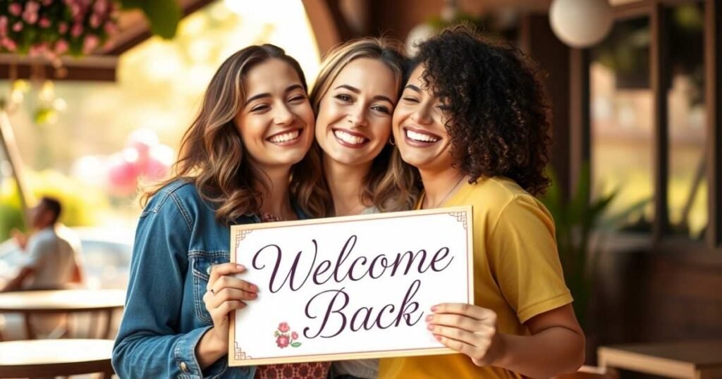 Welcome Back Quotes for Female Friend