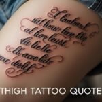Thigh Tattoo Quotes
