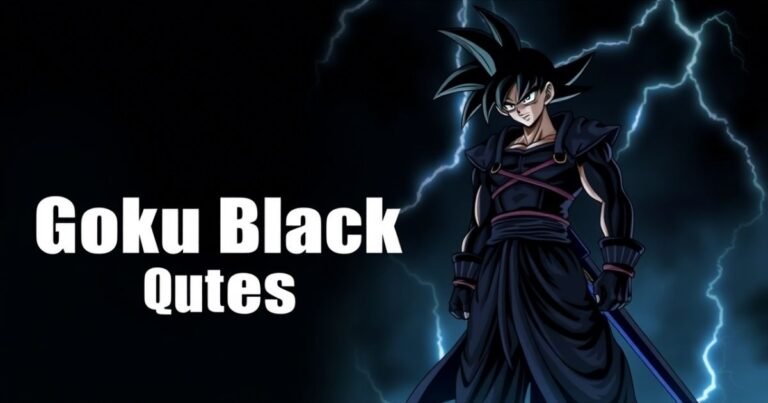 Goku Black Quotes