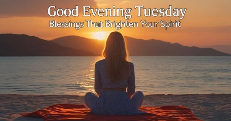 Good Evening Tuesday Blessings
