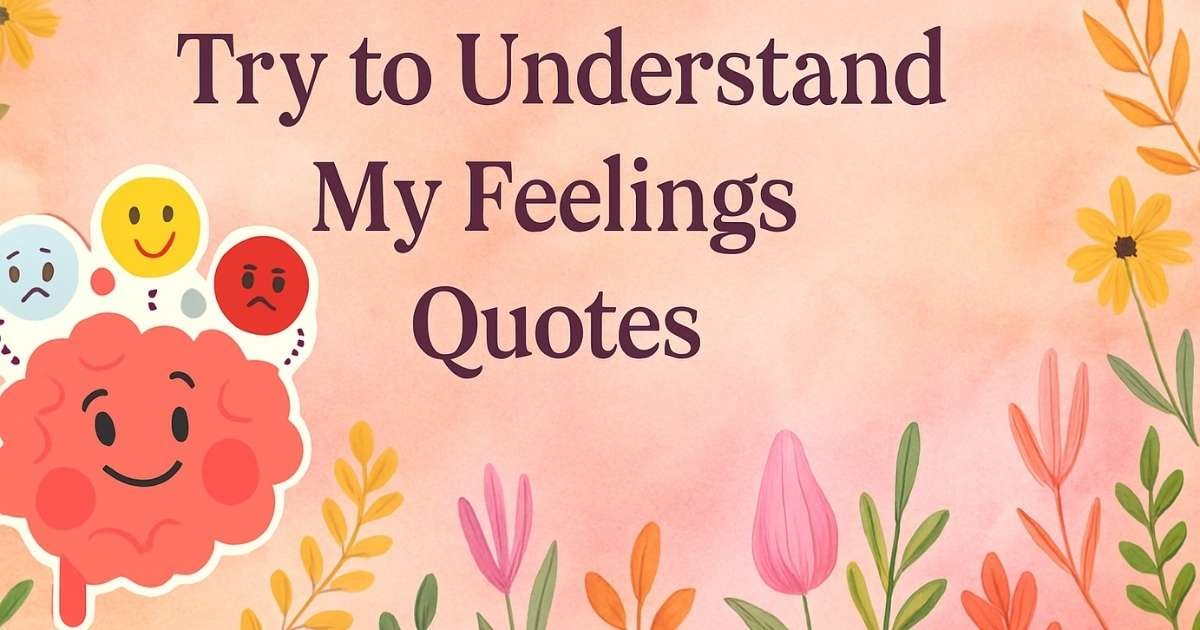 85+ Try to Understand My Feelings Quotes in Positive Way
