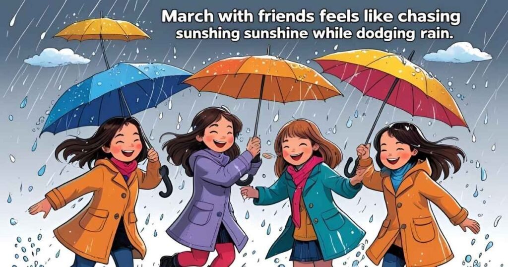 Funny March Quotes for Friends