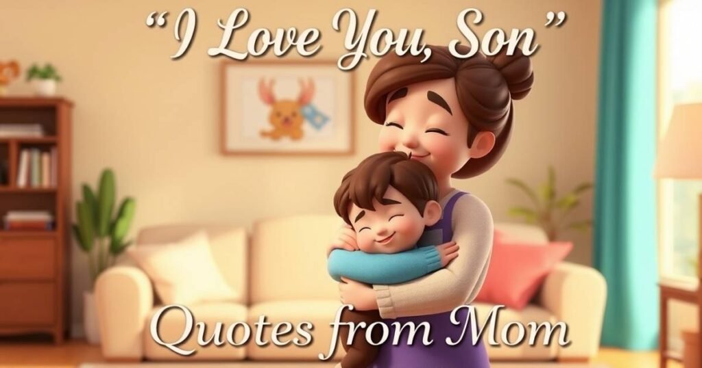 “I Love You, Son” Quotes from Mom