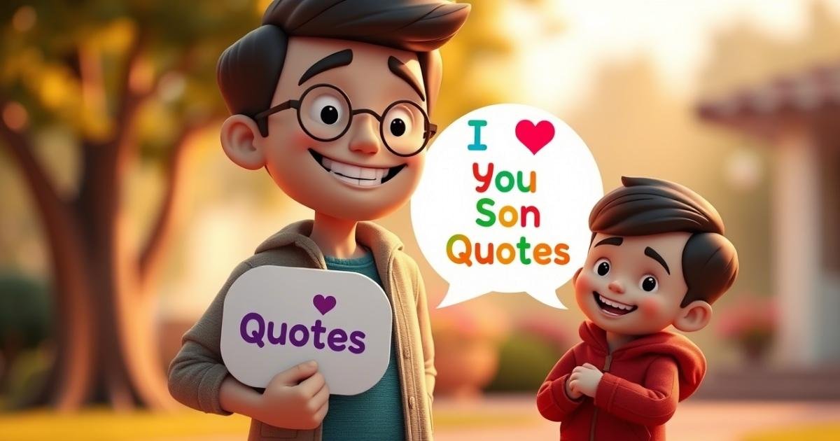 I Love You Son Quotes
