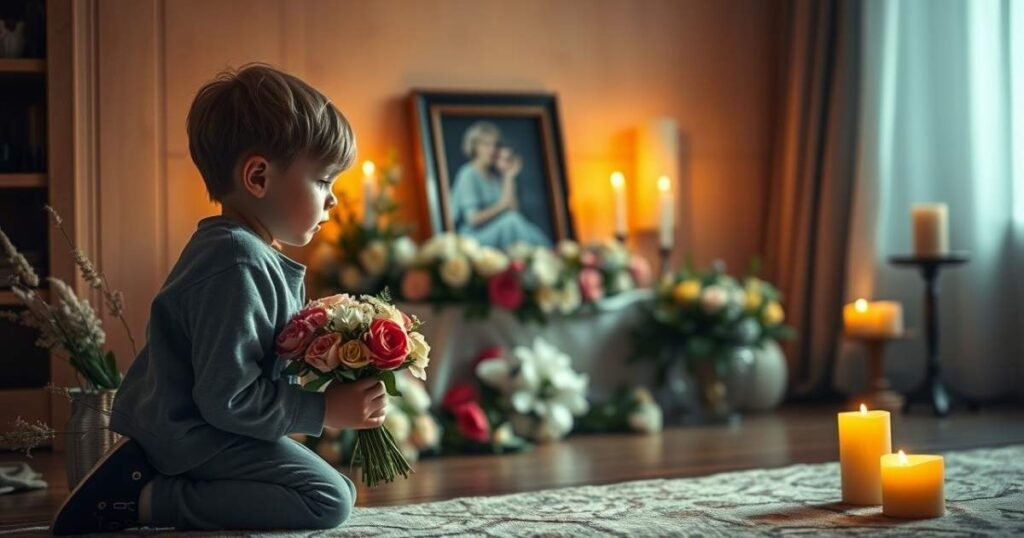 Mother Death Anniversary Quotes from Son