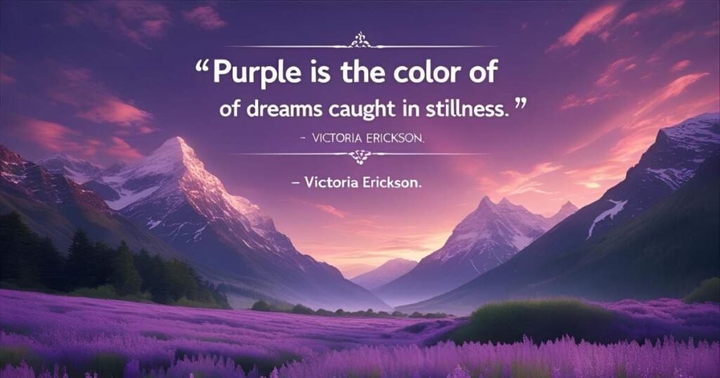 Purple Aesthetic Quotes