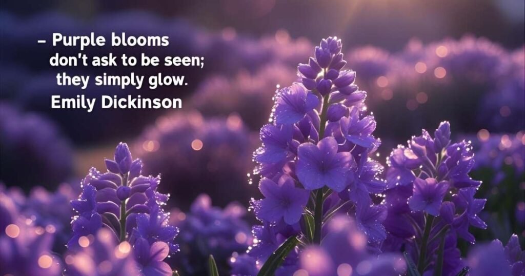 Purple Quotes About Nature Beauty