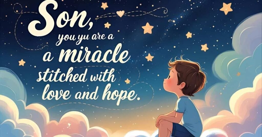 What Are Blessed Quotes For My Son