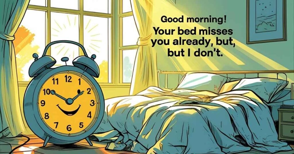 Funny Good Morning Quotes for Him