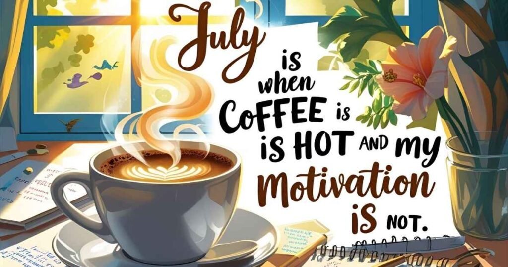 Funny July Quotes for Work
