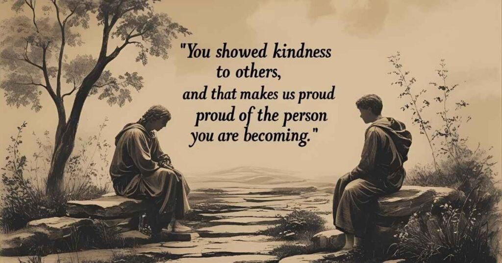 Say “We Are Very Proud Of You” To Children