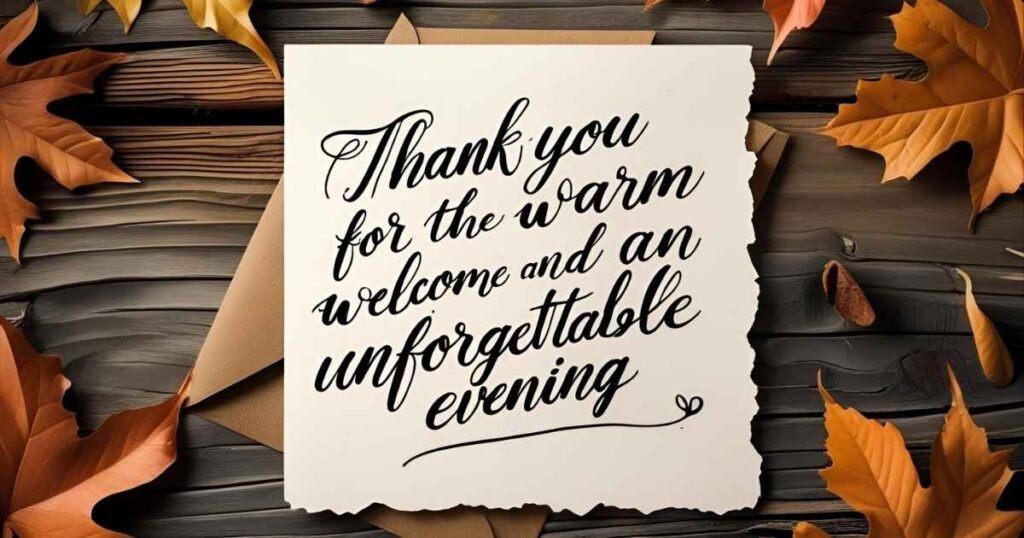 Short Thank You Messages For Party Host